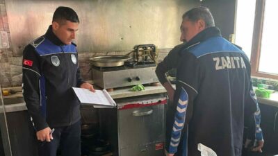 İnegöl Belediyesi Zabıta Müdürlüğü, yılbaşı öncesi İlçe Tarım Müdürlüğü ile