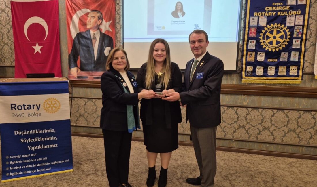 Çekirge Rotary Kulübü, sağır ebeveynlerin çocuğu olarak dünyaya gelen ve