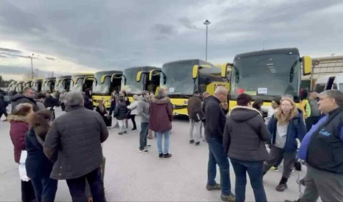 Bursa Terminali’nde yılbaşı dönüş yoğunluğu Yılbaşı ve kar tatili sebebiyle verilen 4 günlük tatilin sona