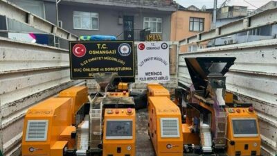 Bursa Emniyet Müdürlüğü ekipleri tarafından kaçak sigara imalatı ve satışının