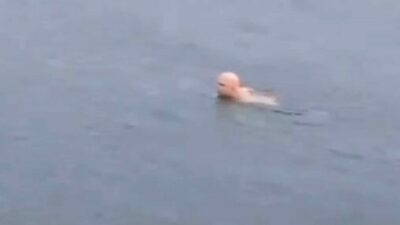 Bursa’nın Mudanya ilçesinde hava sıcaklığının sıfırın altında seyrettiği sabah saatlerinde