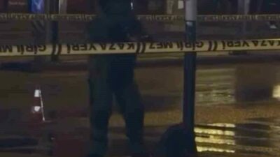 Bursa’da yol kenarına bırakılan şüpheli çanta, bomba ihbarı üzerine polis