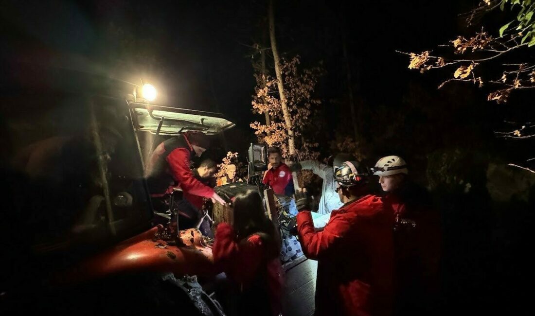 AFAD’dan gelen ihbar üzerine, Süpürtü köyü taş ocağı civarında iki