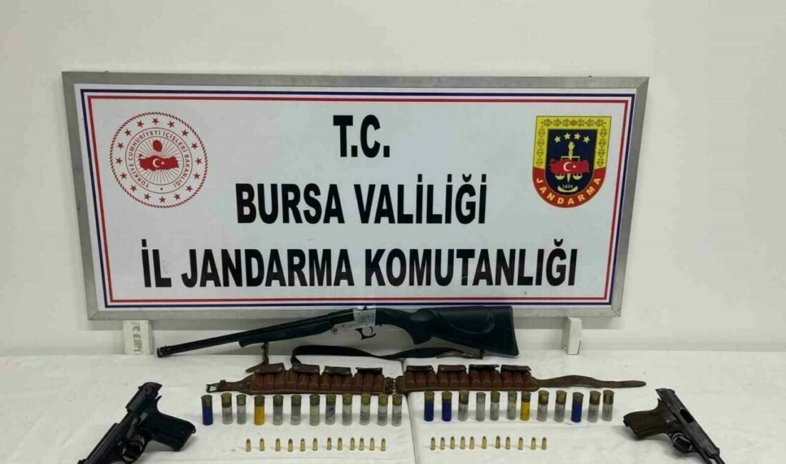 Bursa’nın İznik ilçesinde jandarma ekiplerince şüpheli şahsın evinde yapılan aramada