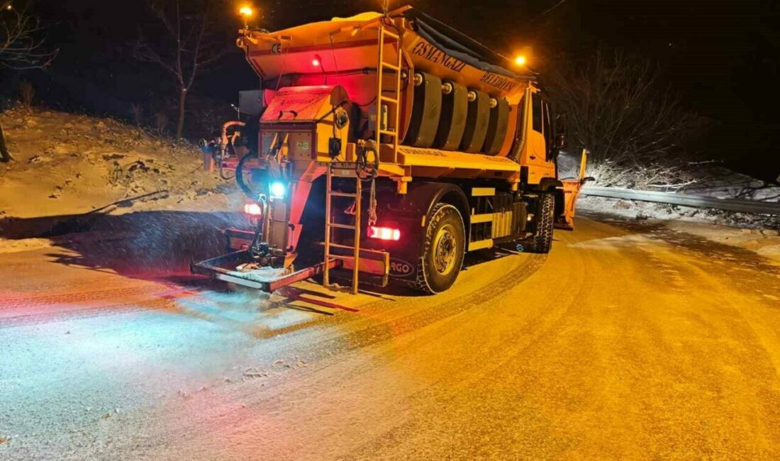 Osmangazi Belediyesi, kar yağışıyla birlikte kent genelinde ve kırsal mahallelerde