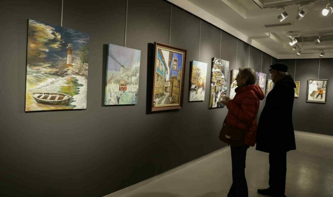 Bursa Kent Konseyi Ressamlar Çalışma Grubu’nun hazırladığı ’Yeni Yıla Merhaba’