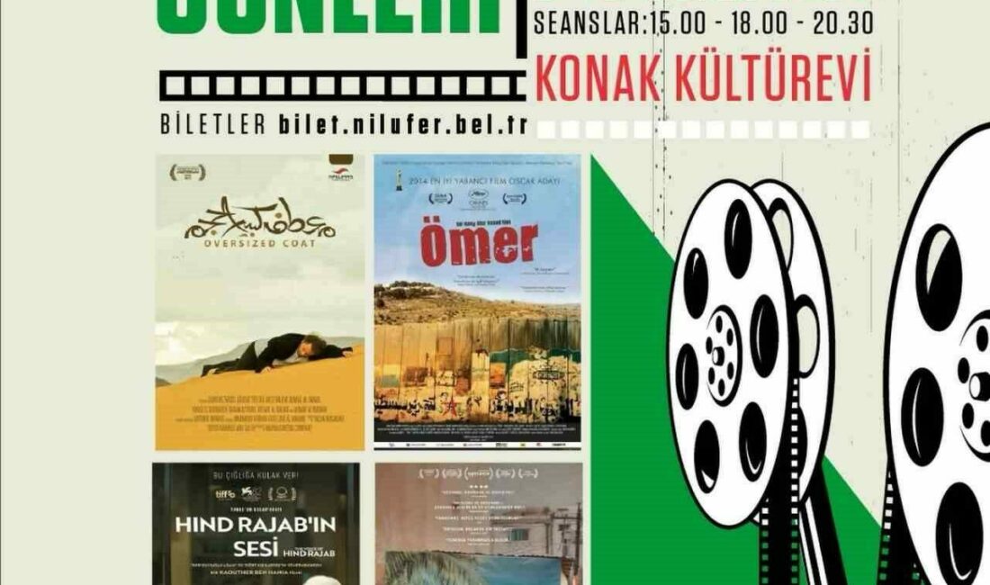 Nilüfer Belediyesi, 9-15 Ocak tarihleri arasında Konak Kültürevi’nde “Filistin Sinema