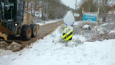 Bursa’yı etkisi altına alan yoğun kar yağışına karşı Nilüfer Belediyesi
