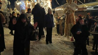Bursa’nın kış turizm merkezi Uludağ’da yılbaşı kutlamaları renkli görüntülere sahne