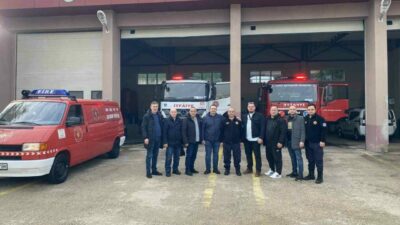 Kuzey Makedonya’nın Üsküp ilçesinde faaliyet gösteren Bayram İtfaiyesi Gönüllü İtfaiye