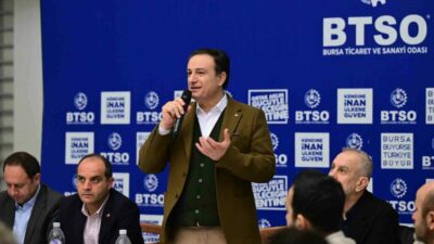 BTSO Yönetim Kurulu Başkanı İbrahim Burkay, küresel ekonomide yaşanan dönüşüme