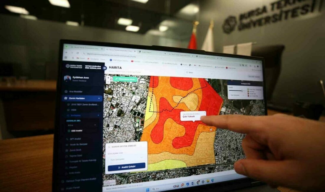 Bursa Teknik Üniversitesi (BTÜ) bilim insanlarının geliştirdiği yazılım sayesinde, zemin