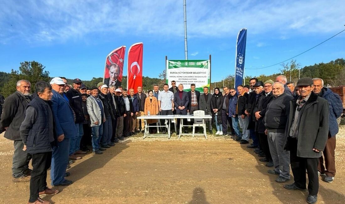 Bursa Büyükşehir Belediyesi, hayvan yetiştiricilerine nefes olacak bir projeyi daha