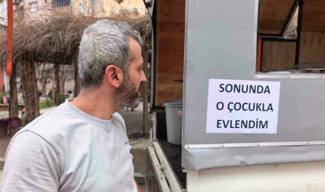 Bursa’nın İnegöl ilçesinde, sevdiği adamla evlenmenin mutluluğunu yaşayan bir kadın,
