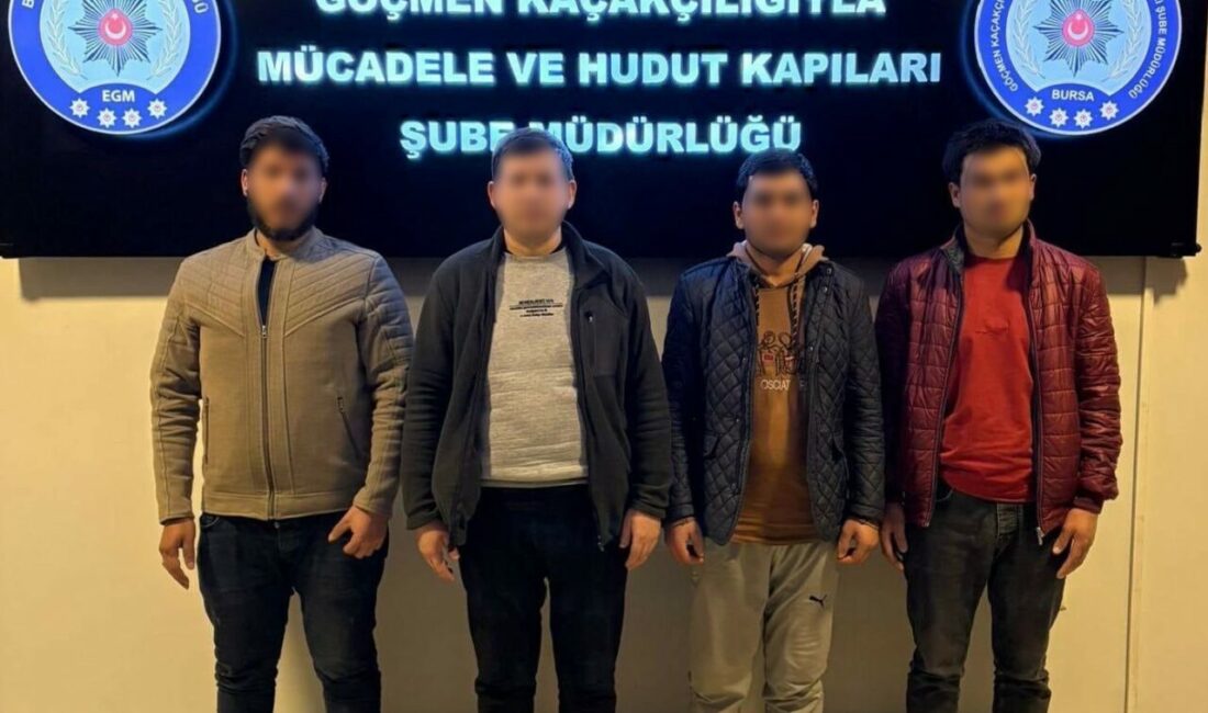 Bursa’da kaçak yabancı uyruklu şahısların çalıştırıldığı bir iş yerine yönelik