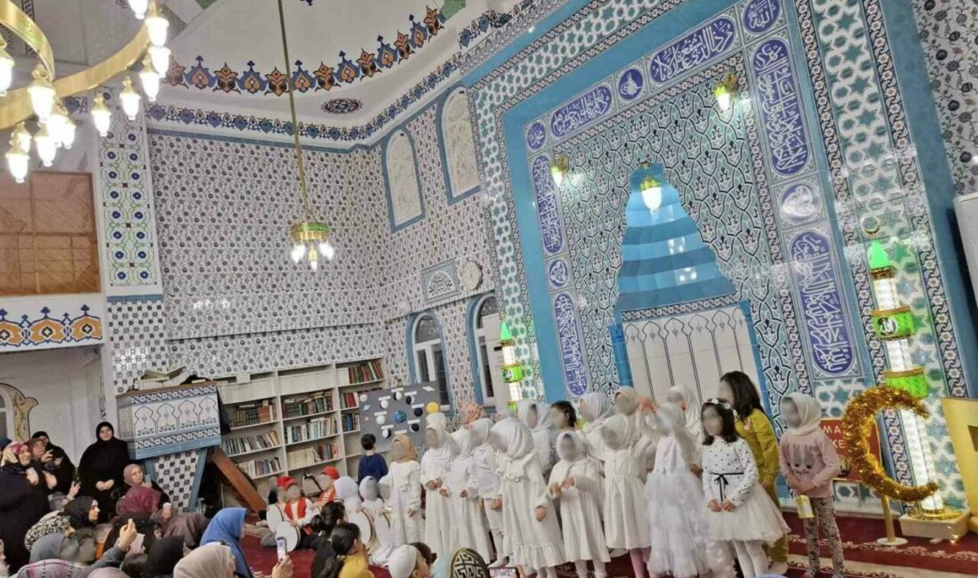 Bursa’da miniklerden “Ramazan, Cami ve Hayat” temalı etkinlik İnegöl Müftülüğüne bağlı Hacı Adem Yaran 4-6 Yaş Kur’an Kursu,