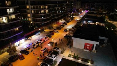 Bursa’nın en lüks semtinde araçlarla müzik yayını, abart egzoz ve