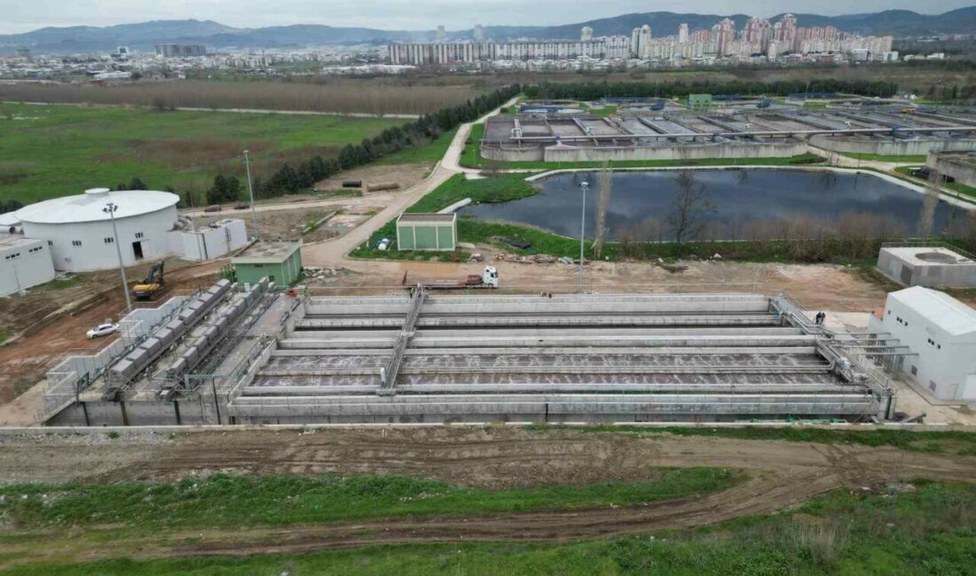 Bursa’da temiz çevre için güçlü altyapı hamlesi Bursa Büyükşehir Belediyesi, Doğu Atıksu Arıtma Tesisi’nin günlük kapasitesini yaklaşık