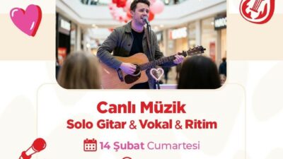 İnegöl AVM, Sevgililer Günü’nü 14 Şubat’ta gerçekleşecek canlı müzik etkinliği