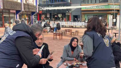 İznik İlçe Emniyet Müdürlüğü Toplum Destekli Polislik Büro Amirliği ekipleri,