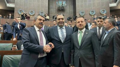 Bursa Kantinciler Odası Başkanı Özgür Güneş ve yönetimi, Ankara’da gerçekleştirdikleri