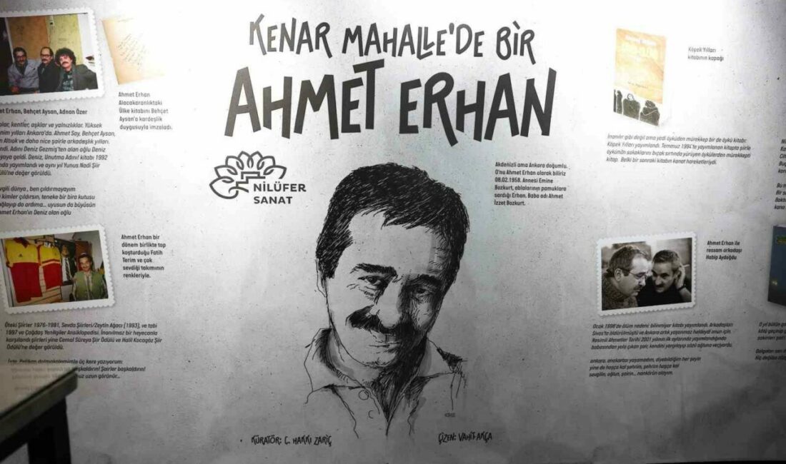 Nilüfer Belediyesi, Türk şiirinin “Akdenizli” sesi Ahmet Erhan’ı, doğum gününde