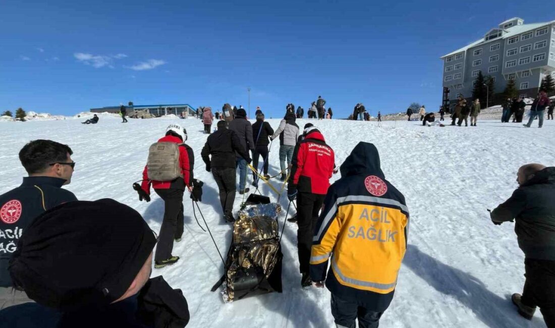 Uludağ’da kızak faciası: Dereye uçan tatilciyi JAK kurtardı Kış turizminin gözde merkezlerinden Uludağ’da kızakla kayan bir tatilci kontrolünü