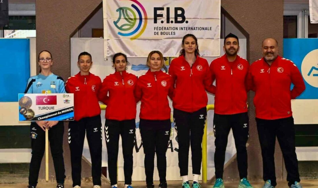 Bursa Büyükşehir Belediyesporlu sporcu Mine Türker, U23 Bocce Dünya Kupası’nda