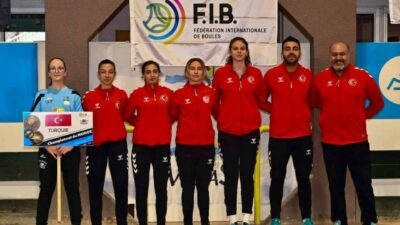 Bursa Büyükşehir Belediyesporlu sporcu Mine Türker, U23 Bocce Dünya Kupası’nda