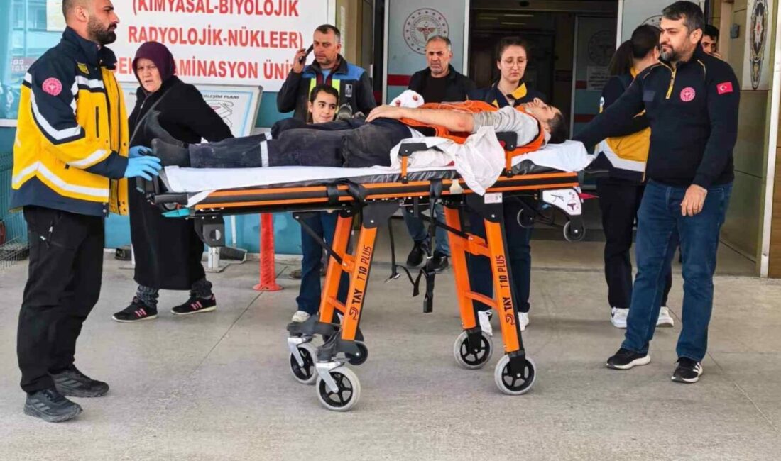 Bursa’nın İnegöl ilçesinde faaliyet gösteren bir orman ürünleri fabrikasında elini