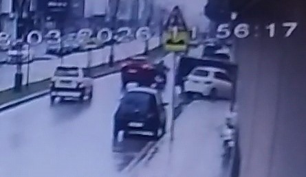 Bursa’nın İnegöl ilçesinde meydana gelen kazada cip ile çarpışan motosikletin