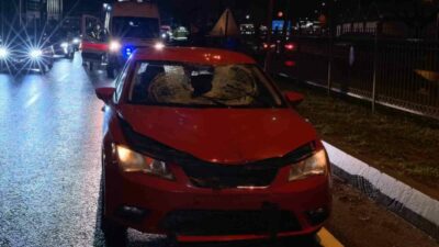 Bursa’nın İnegöl ilçesinde otomobilin çarptığı yaya hayatını kaybetti, sürücü hafif