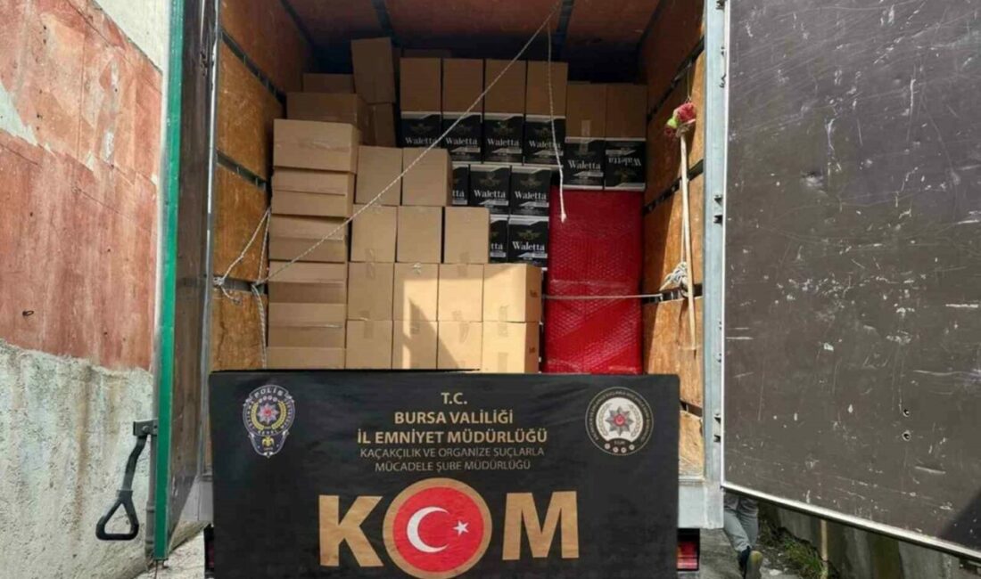 Bursa’da 6 milyon 360 bin kaçak makaron ele geçirildi Bursa Emniyet Müdürlüğü ekipleri tarafından tütün ve tütün mamulleri kaçakçılığına