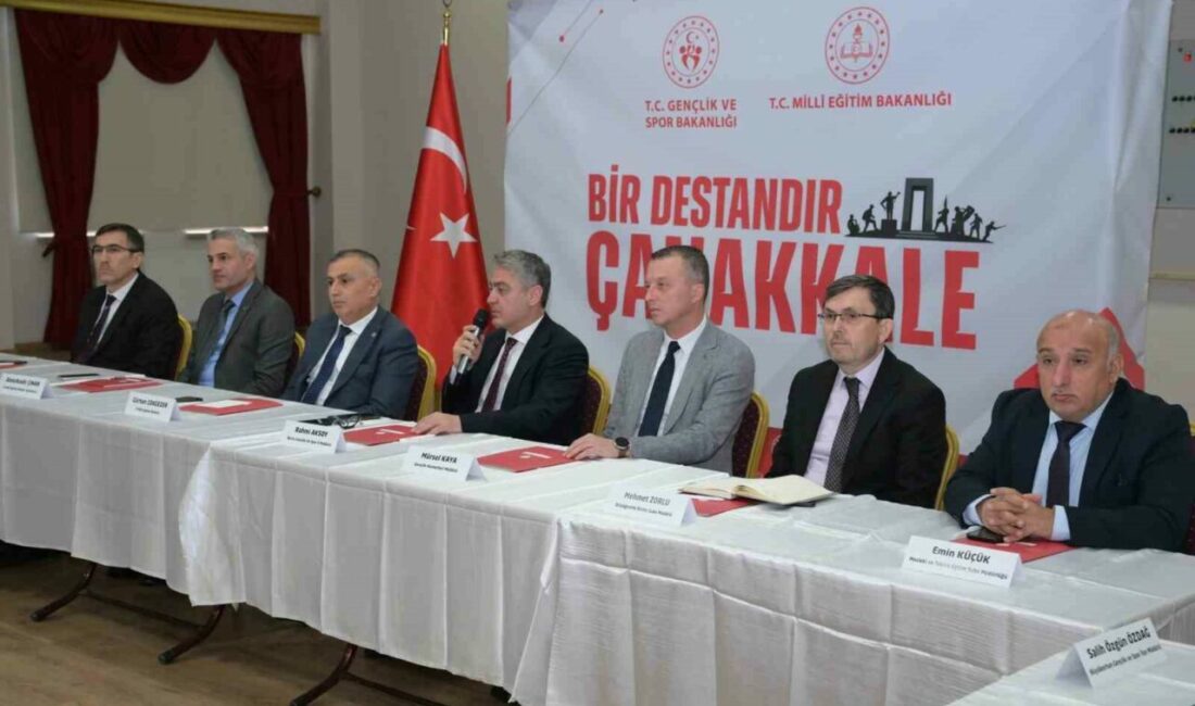 Bursa’da ’Bir Destandır Çanakkale’ Gençlik ve Spor Bakanlığı koordinesinde yürütülen ve gençlere vatan sevgisi