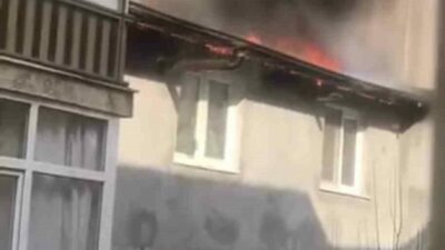 Bursa’da bir binanın çatı katında çıkan yangın mahallede paniğe neden