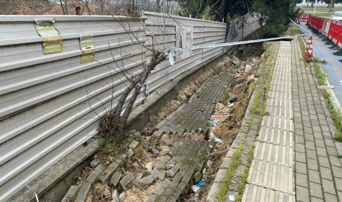 Bursa’nın Nilüfer ilçesine bağlı Ataevler Mahallesi’nde kentsel dönüşüm çalışması esnasında