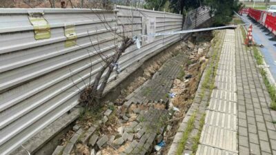 Bursa’nın Nilüfer ilçesine bağlı Ataevler Mahallesi’nde kentsel dönüşüm çalışması esnasında