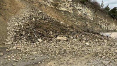 Bursa’nın İnegöl ilçesine bağlı kırsal Gülbahçe Mahallesi yolunda meydana gelen