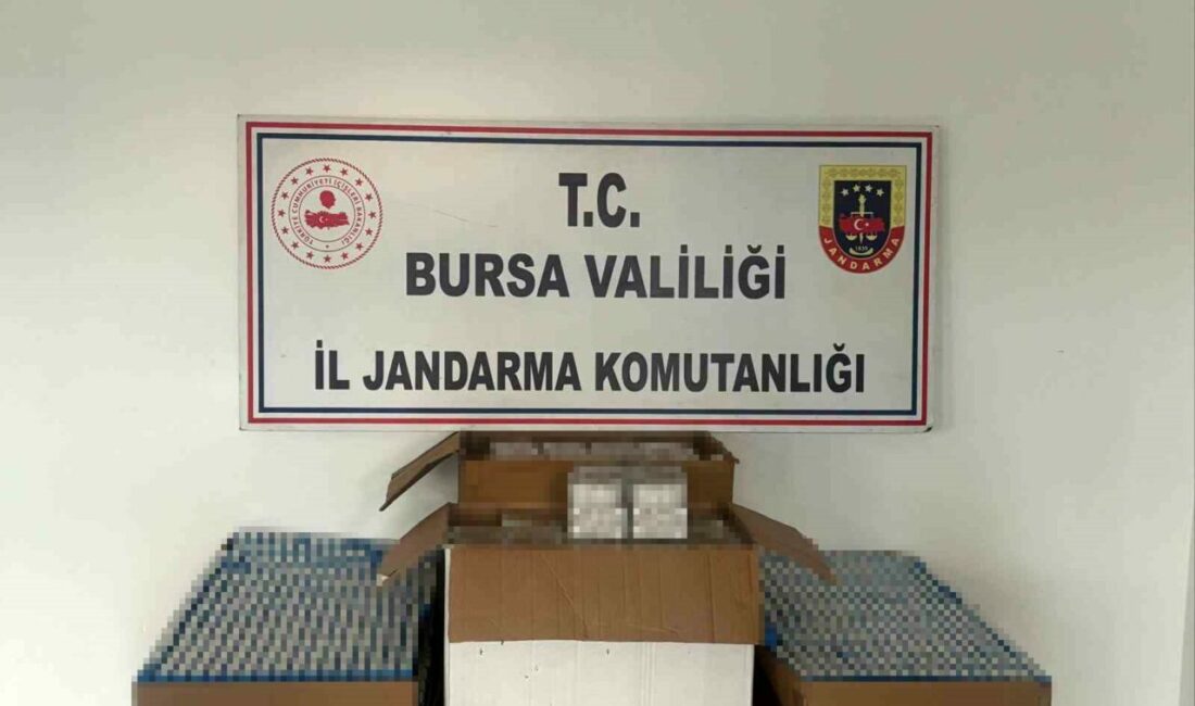 Bursa İl Jandarma Komutanlığı ekiplerince kaçakçılıkla mücadele kapsamında Yıldırım ilçesinde