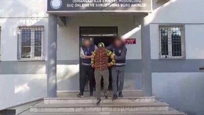 Bursa’nın Osmangazi ilçesinde haklarında kesinleşmiş hapis cezası bulunan iki şüpheli