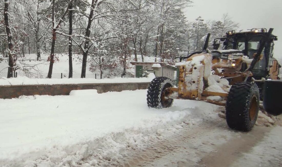 Bursa’nın yüksek kesimlerinde ve kırsal bölgelerinde etkili olan kar yağışı