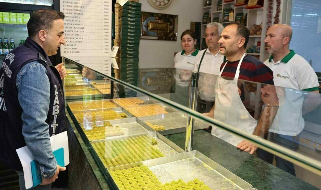 Nilüfer Belediyesi, Ramazan Bayramı öncesinde artan tatlı imalatına yönelik denetimlerini