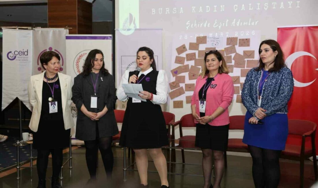 Osmangazi Belediyesi’nden Türkiye’ye örnek Kadın Çalıştayı Osmangazi Belediyesi’nin ev sahipliğinde düzenlenen “Bursa Kadın Çalıştayı: Şehirde Eşit