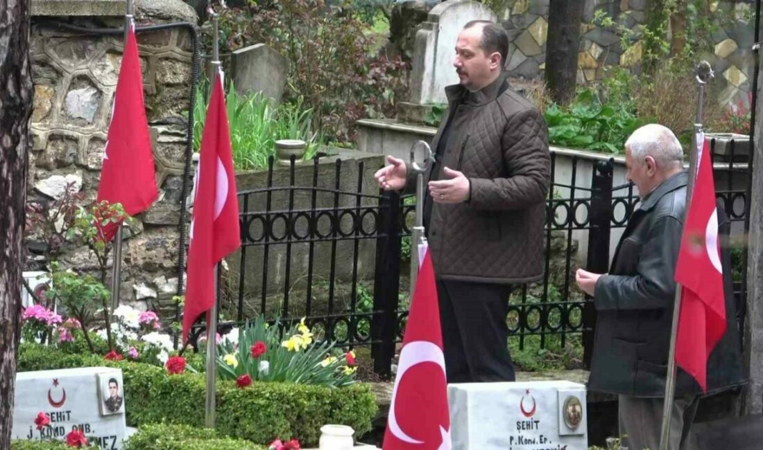 Bursa’da şehit aileleri, Ramazan Bayramı dolayısıyla Pınarbaşı Garnizon Şehitliği’ni ziyaret