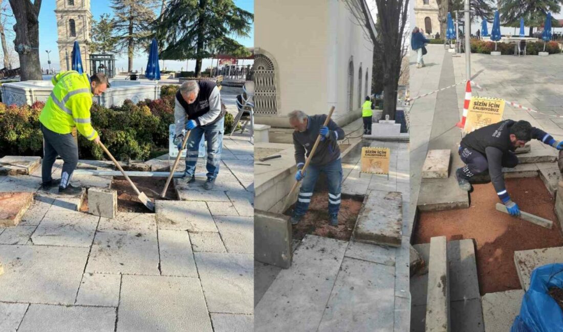 Bursa Büyükşehir Belediyesi, kentin simge noktalarından Tophane Meydanı’nda tarihi dokuya
