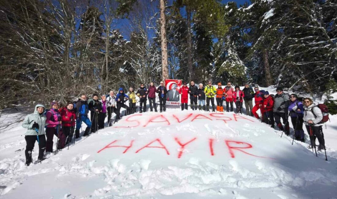 Sınır Tanımayan Dağcılar Spor Kulübü, yaşanan savaşlara dikkat çekmek için