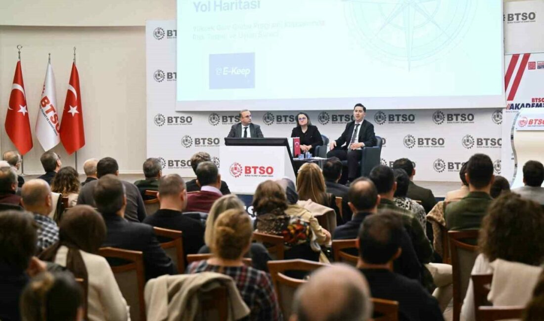 BTSO Akademi’de veri temelli vergi gözetimi ve uyum süreci anlatıldı Bursa iş dünyasının eğitim ve gelişim platformu BTSO Akademi kapsamında