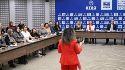 BTSO’nun ev sahipliğinde düzenlenen “Yerelden Ulusala Kooperatifler Buluşması”nda konuşan Türkiye