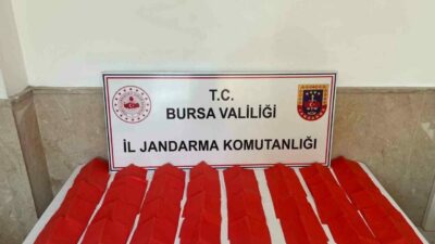 Bursa’da jandarma ekiplerinin uyuşturucuyla mücadele kapsamında yürüttüğü çalışmalar sonucu bir