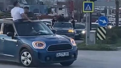 Bursa’da düğünde konvoy yapan sürücüler hem kendi canlarını hem de